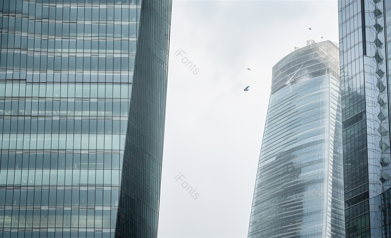 实拍蓝天下商务高楼写字楼摄影背景,高清,摄影图,摄影图片,图片大全,摄影图免费下载